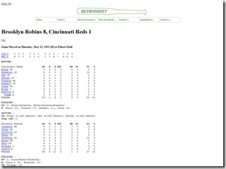 Retrosheet Boxscore